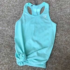 Gymshark Vital Seamless Vest - Pale Turquoise